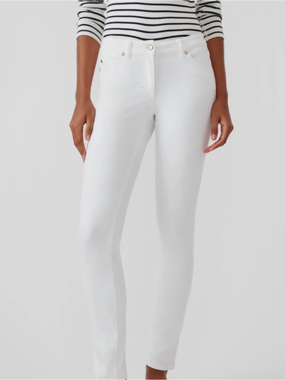 J. McLaughlin Skinny Jeans - white